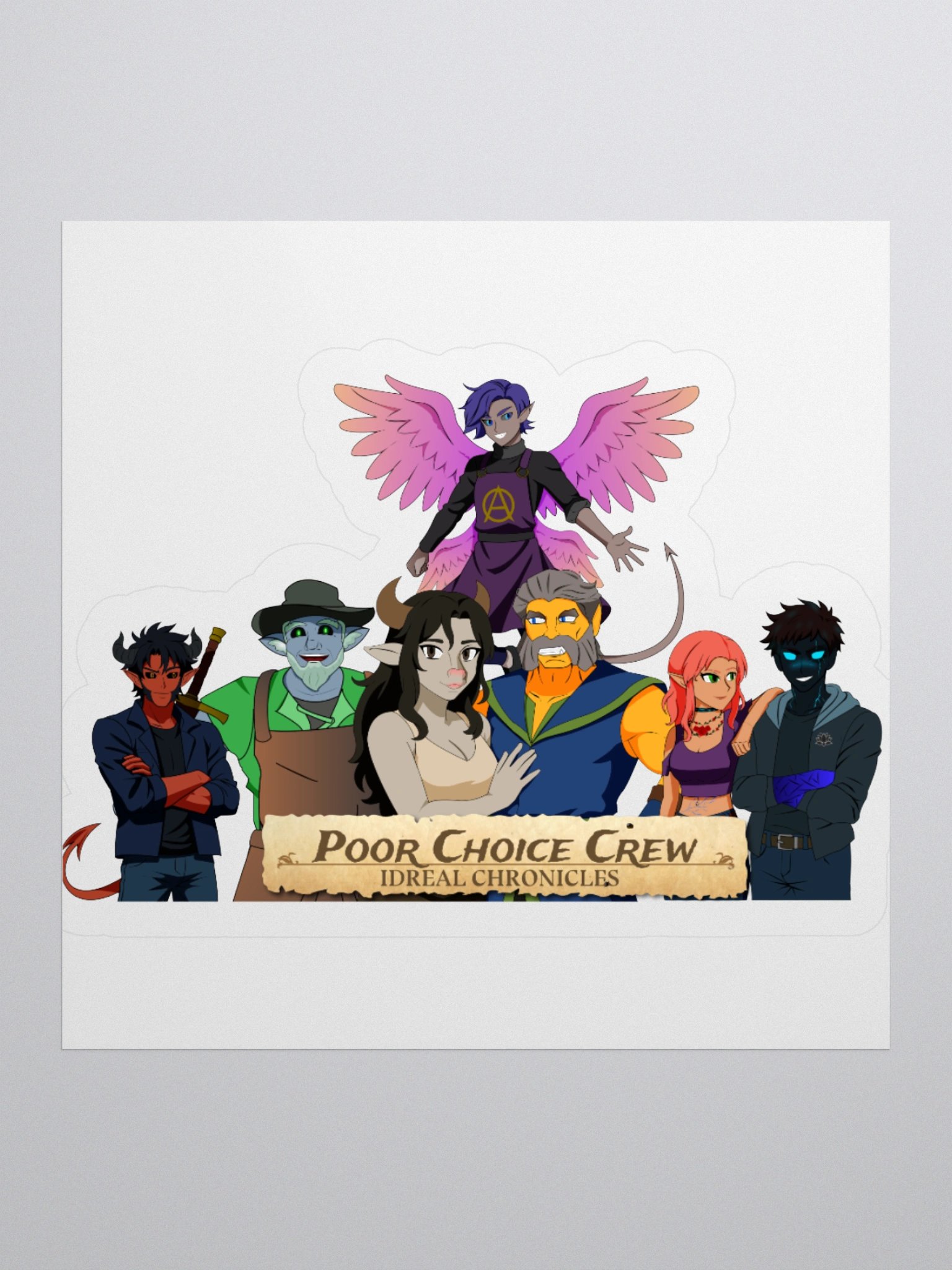 Idreal Chronicles Kiss Cut Sticker Set product image (2)
