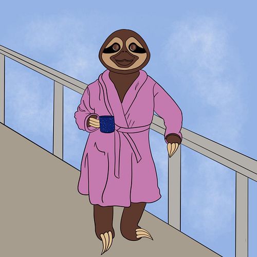 Gm☕️ Guess why he’s smiling? Probably because of his newly acquired supremesloths nft, and you could have one just like his o...