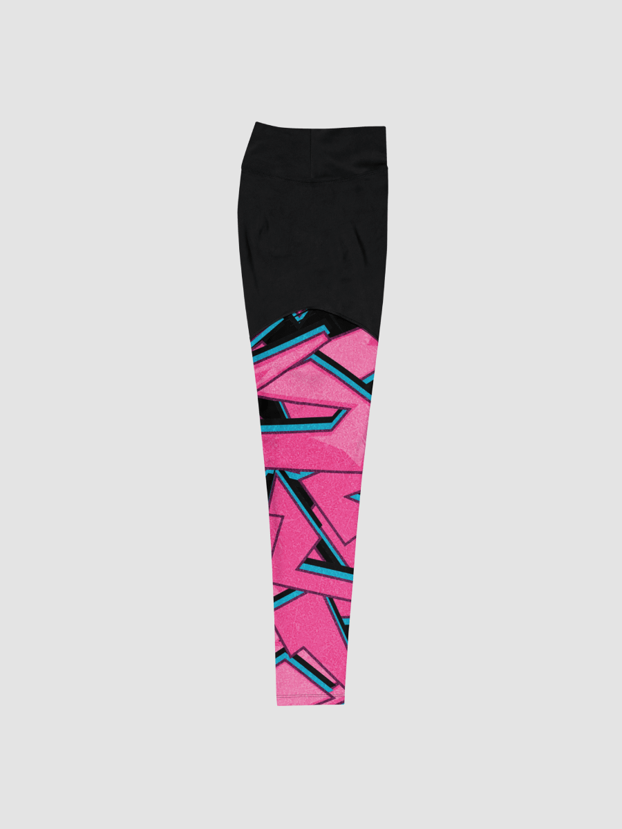 Wyld Megzie Leggings w/ Pocket (pink) product image (3)