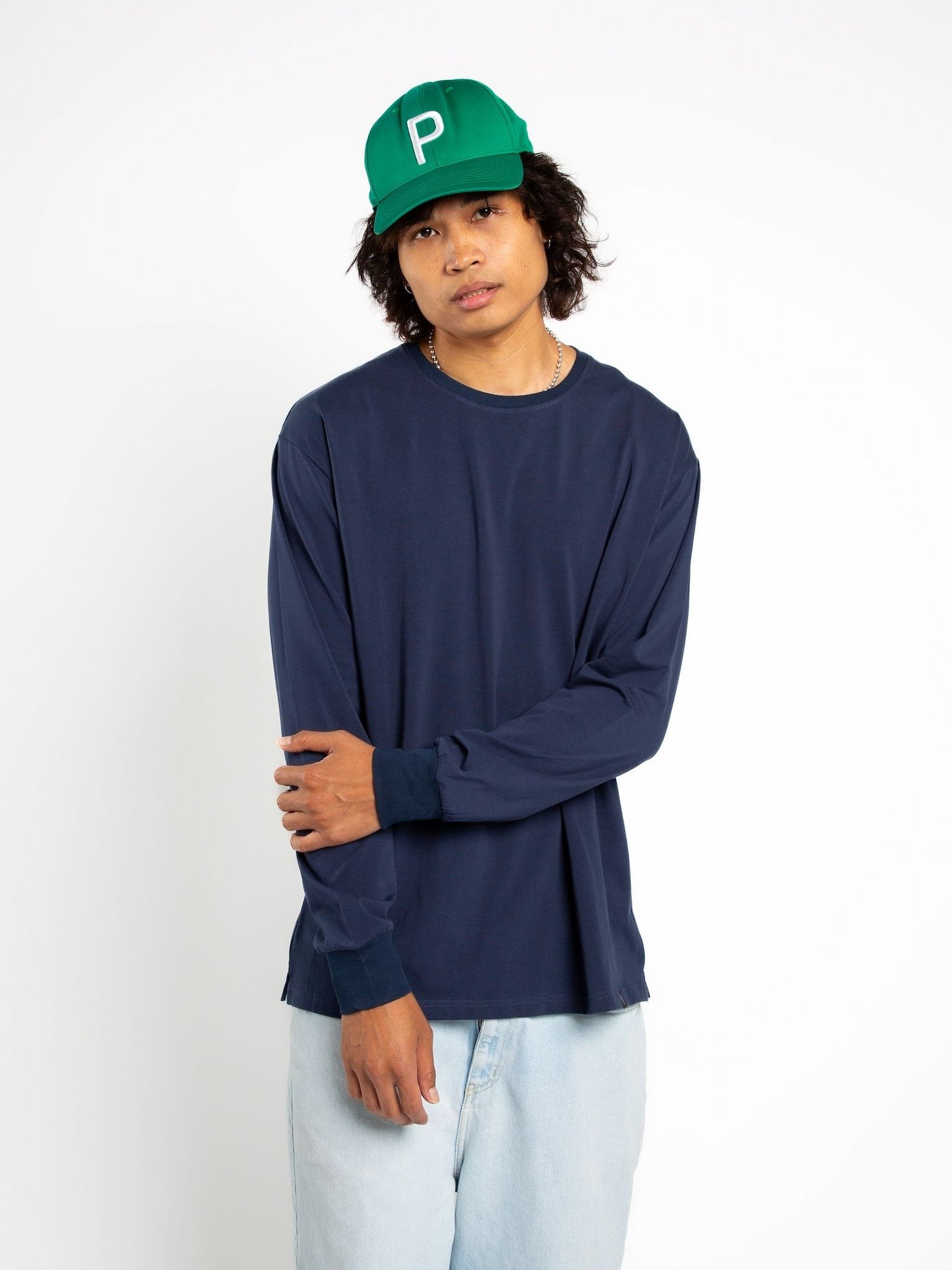 Long-Sleeve Tee 2-Pack - Navy/Bone product image (9)