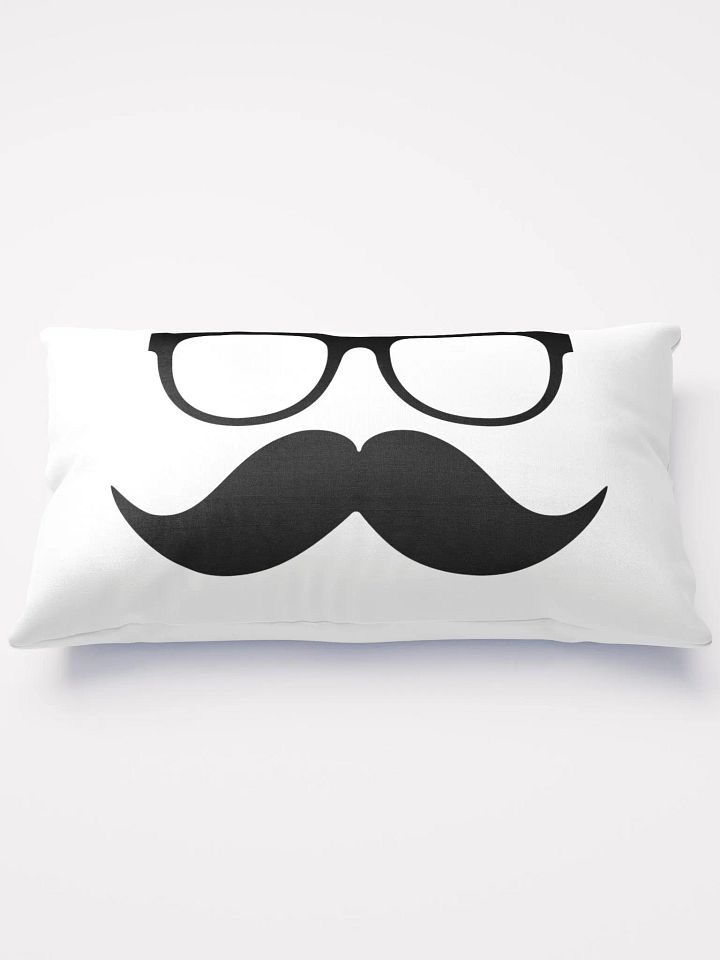 Black Moofstache Pillow product image (3)