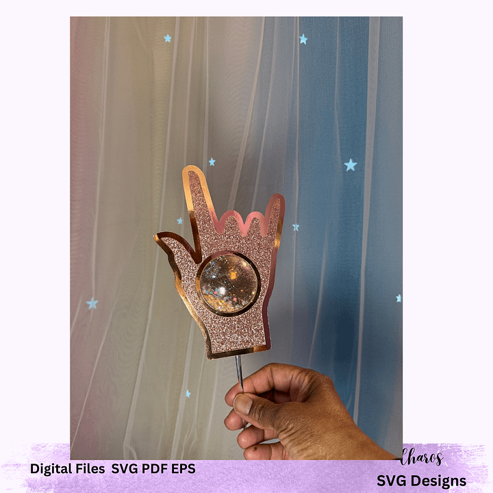 I Love you in ASL Shaker SVG product image (2)