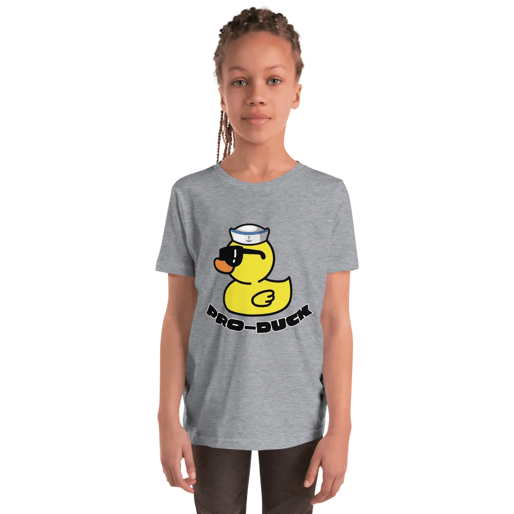 Youth Pro-Duck T-Shirt - Gray product image (5)