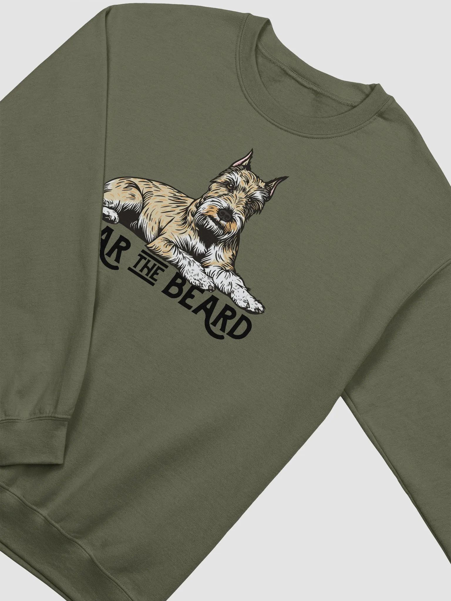 Fear the Beard Sweatshirt of a Schnauzer(Wheaten-Cropped) | Funny Shirt for Bearded Dog Paw-rents product image (16)