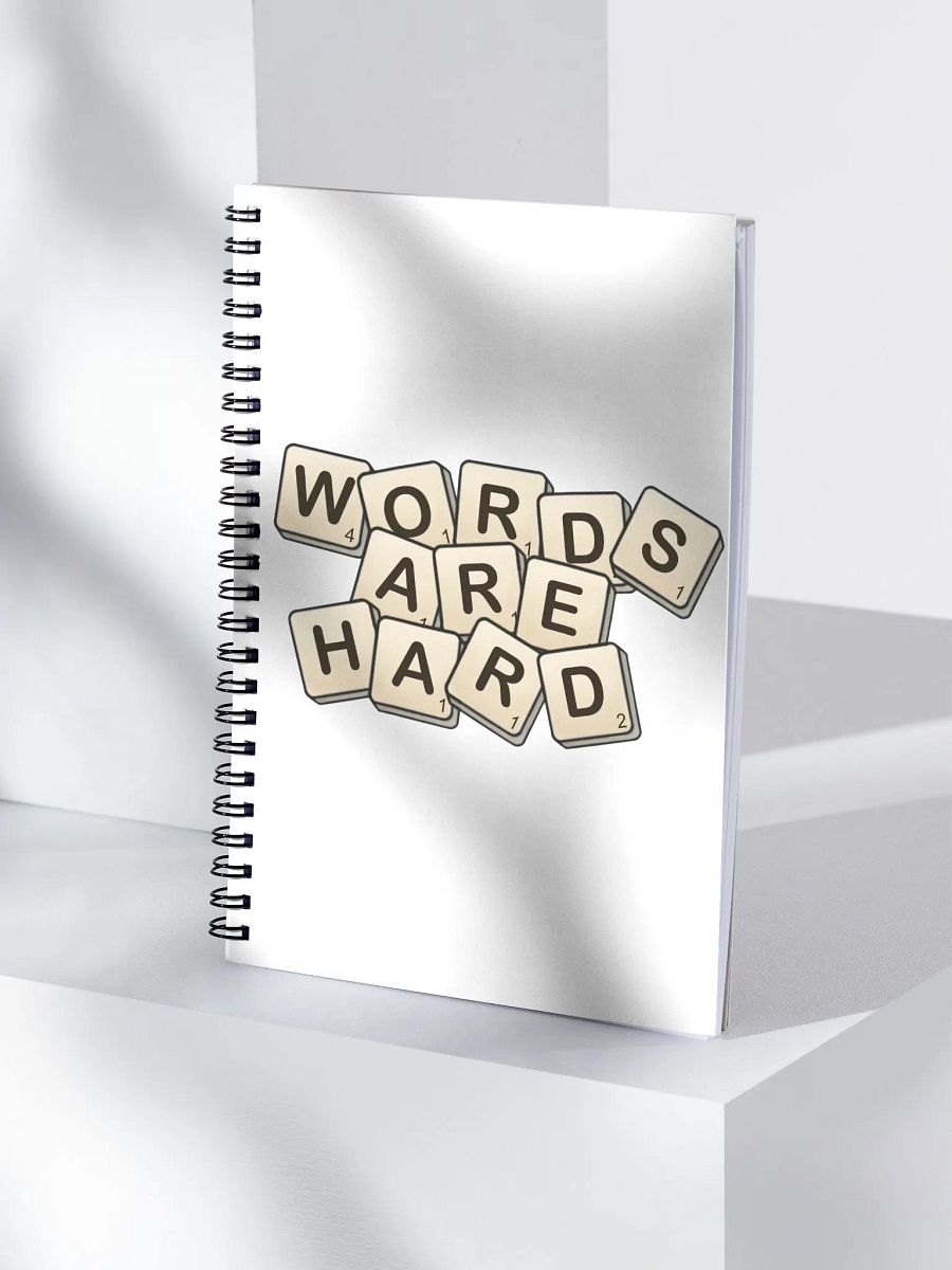 Words are hard Notebook product image (4)