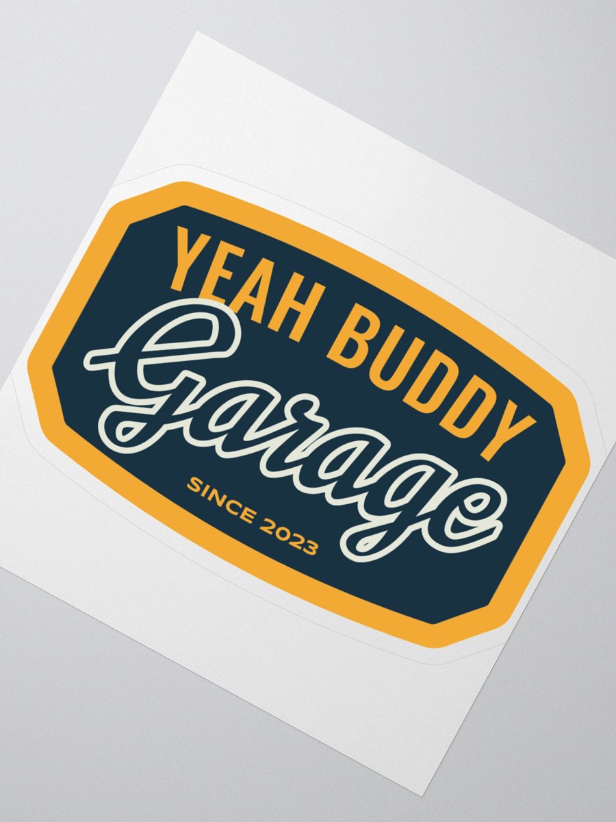 Sticker - Classic Logo Blue Background product image (2)