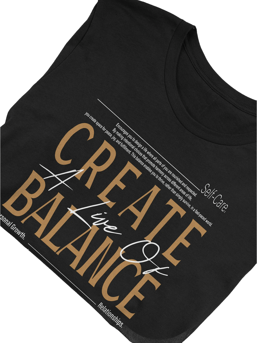 Create Balance Graphic T-Shirt product image (5)