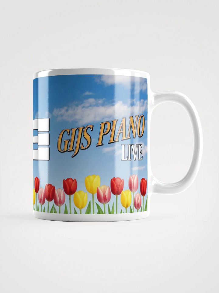 Gijs Piano LIVE - Holland (White Glossy Mug) product image (3)