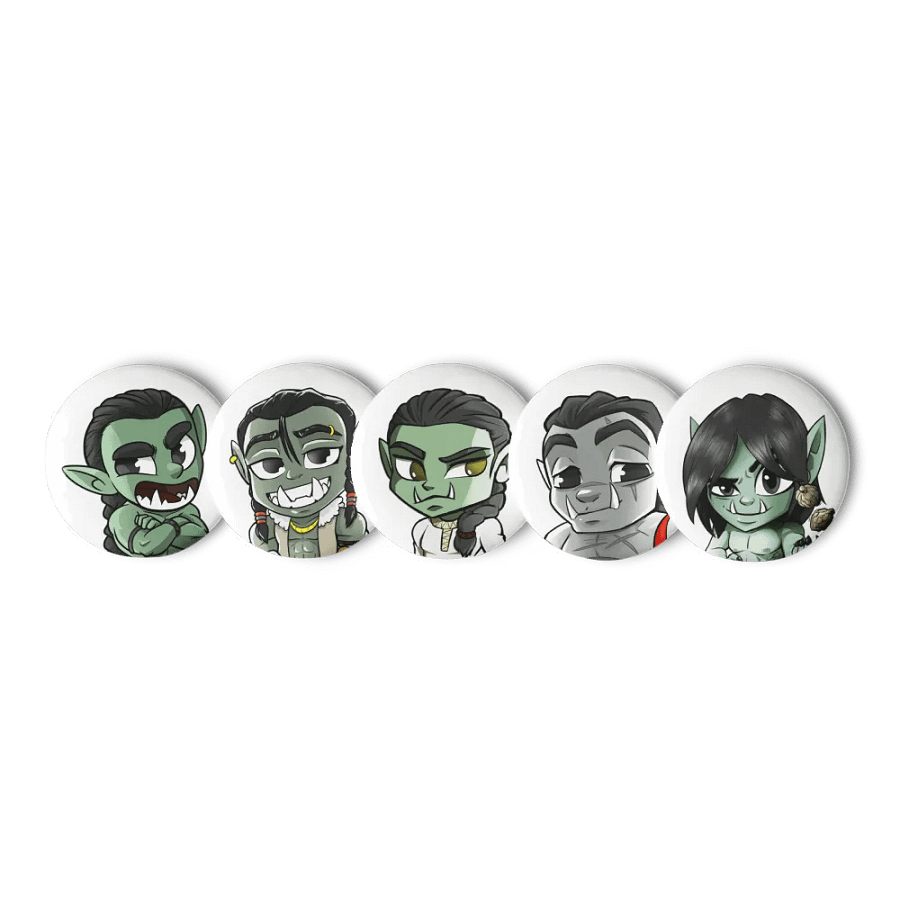 Chibi Orc Pin Collection product image (4)