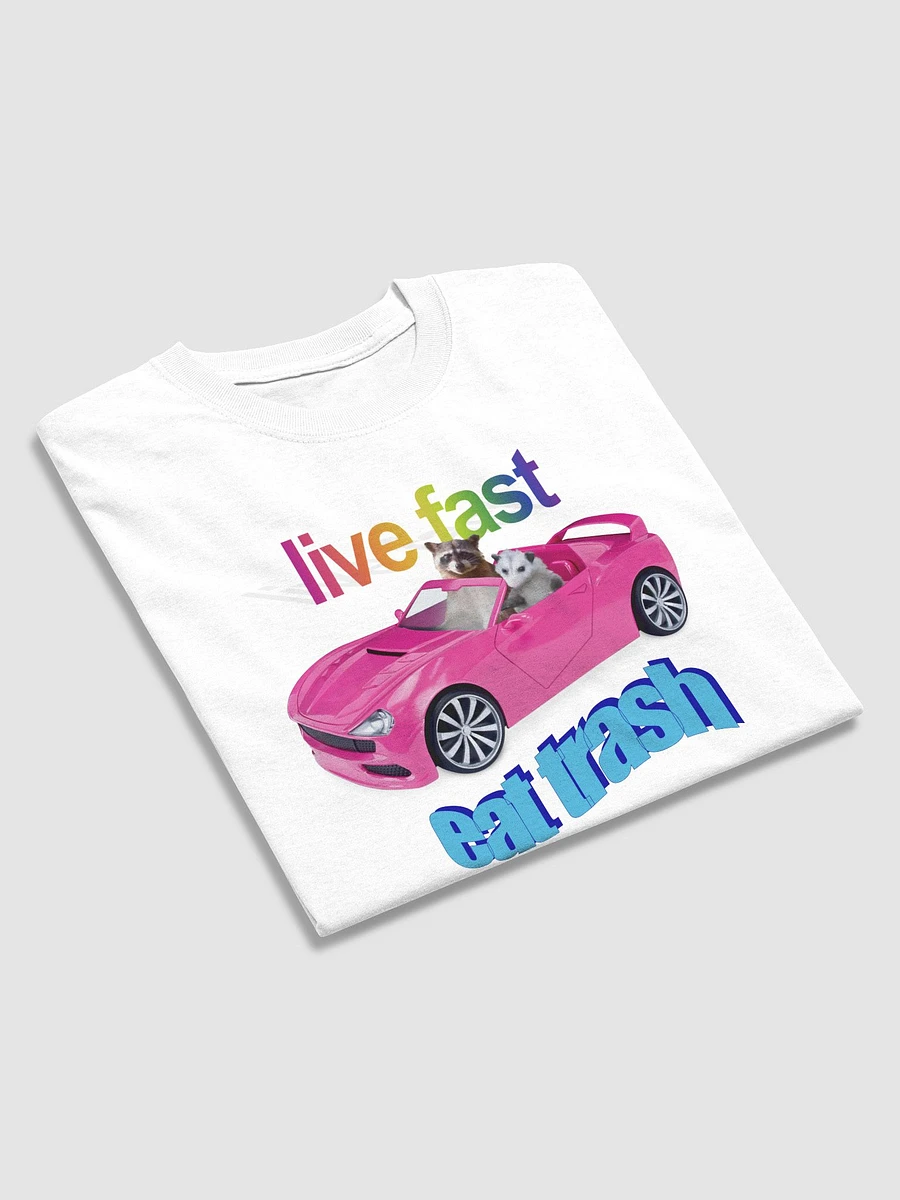 Live fast, eat trash possum & raccoon T-shirt product image (19)