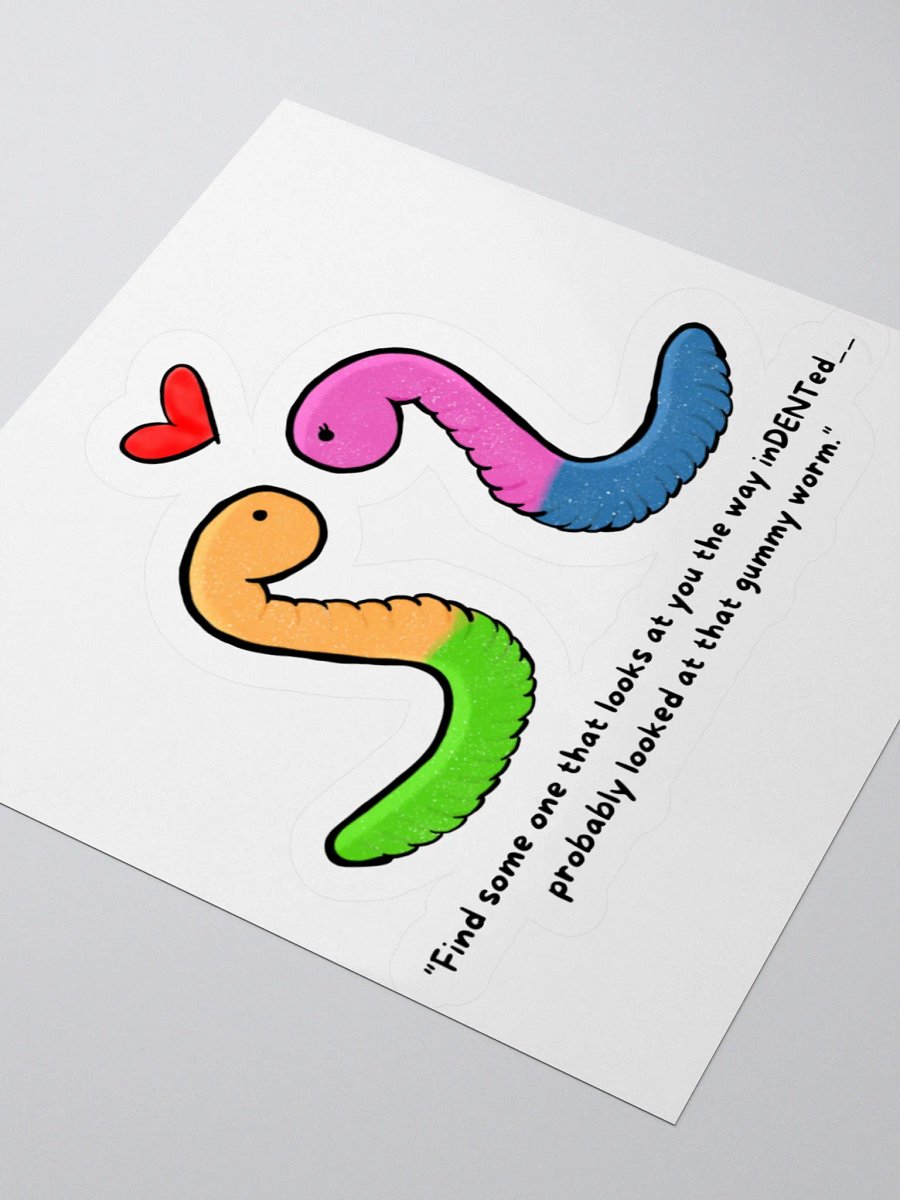 Gummy Worm Sticker product image (5)