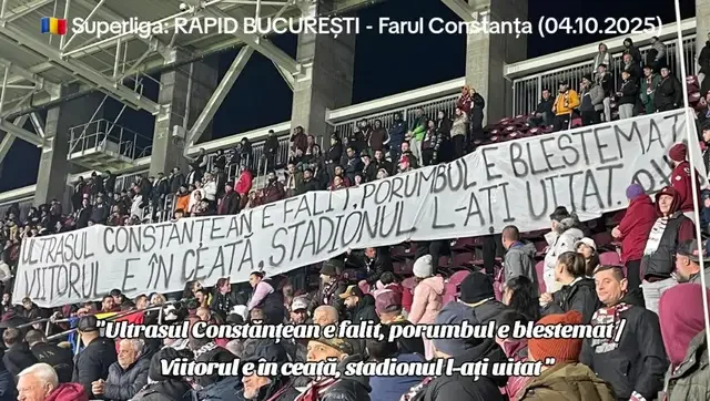 Superliga: RAPID BUCUREȘTI - Farul Constanța (04.10.2025) 