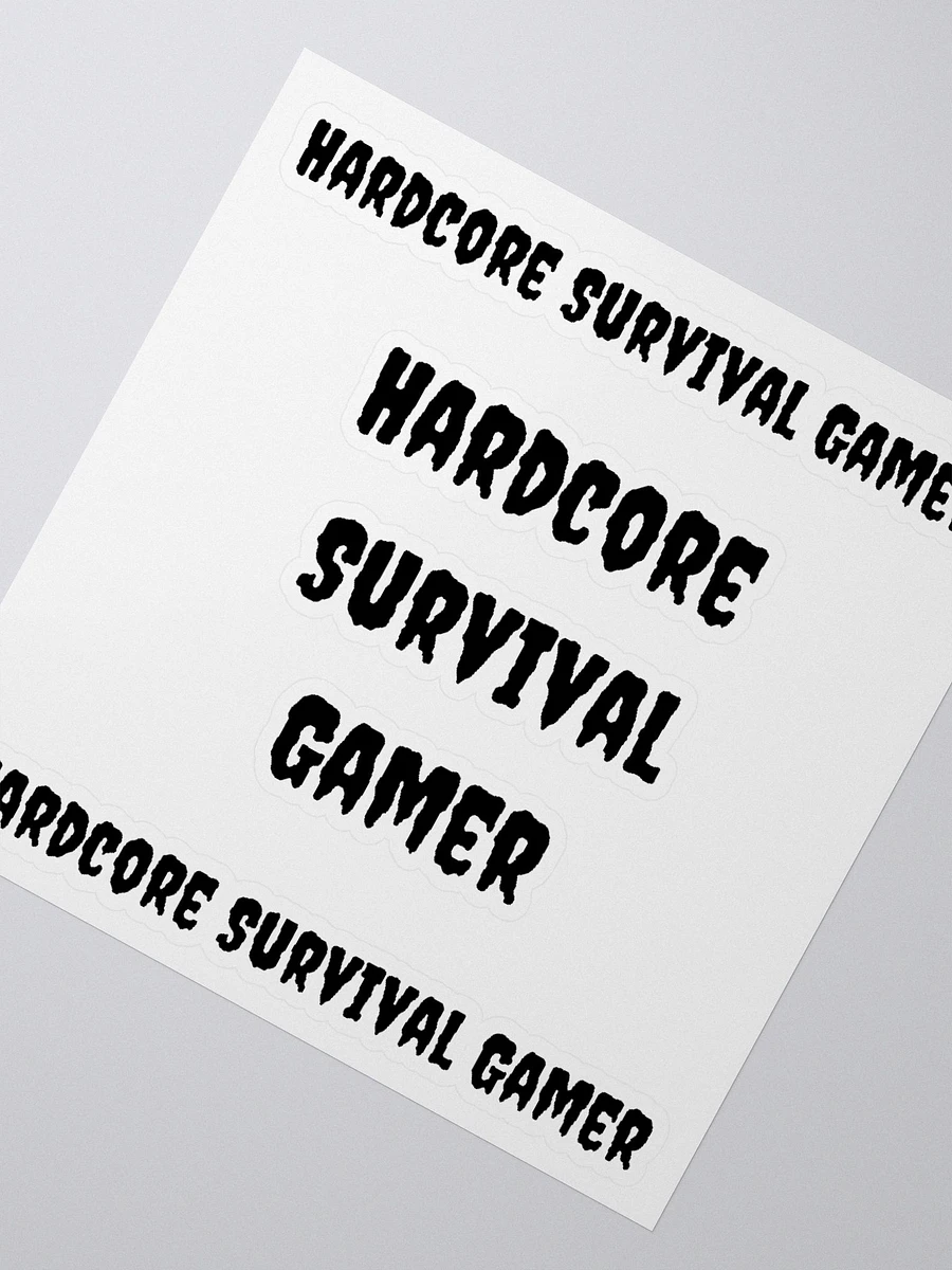 Hardcore Survival Sticker product image (2)