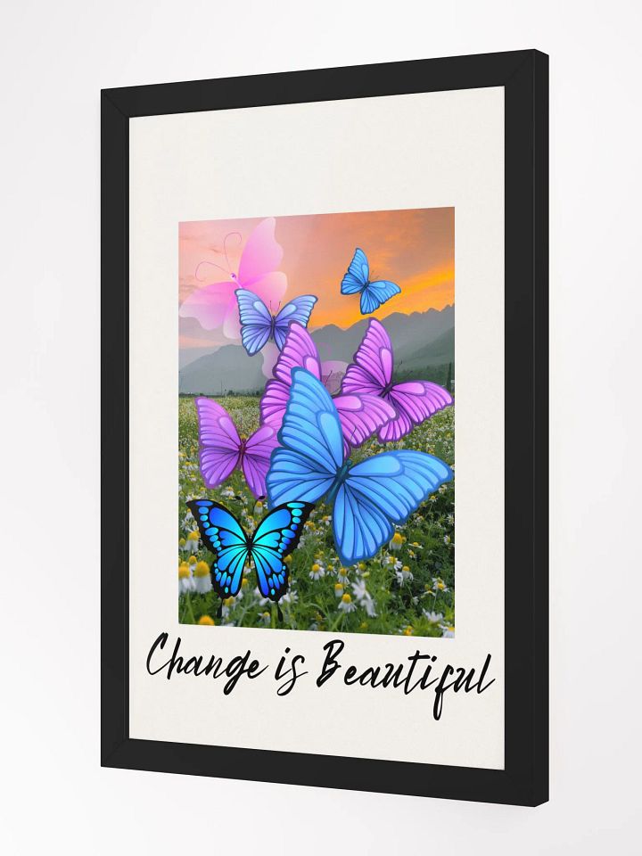 Change is beautiful butterfly art product image (2)