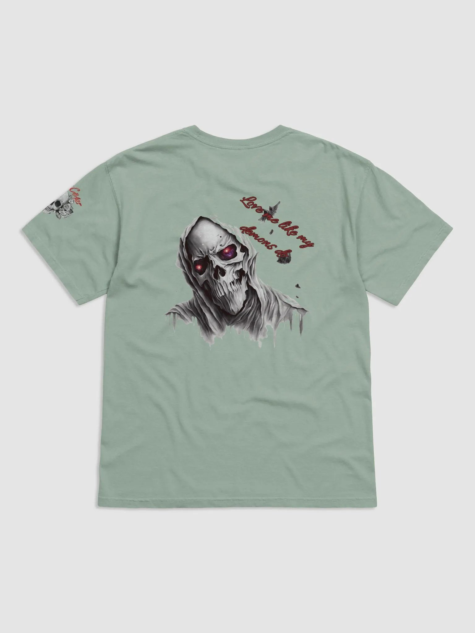 Gothic Demon Love Heavyweight Tee product image (22)