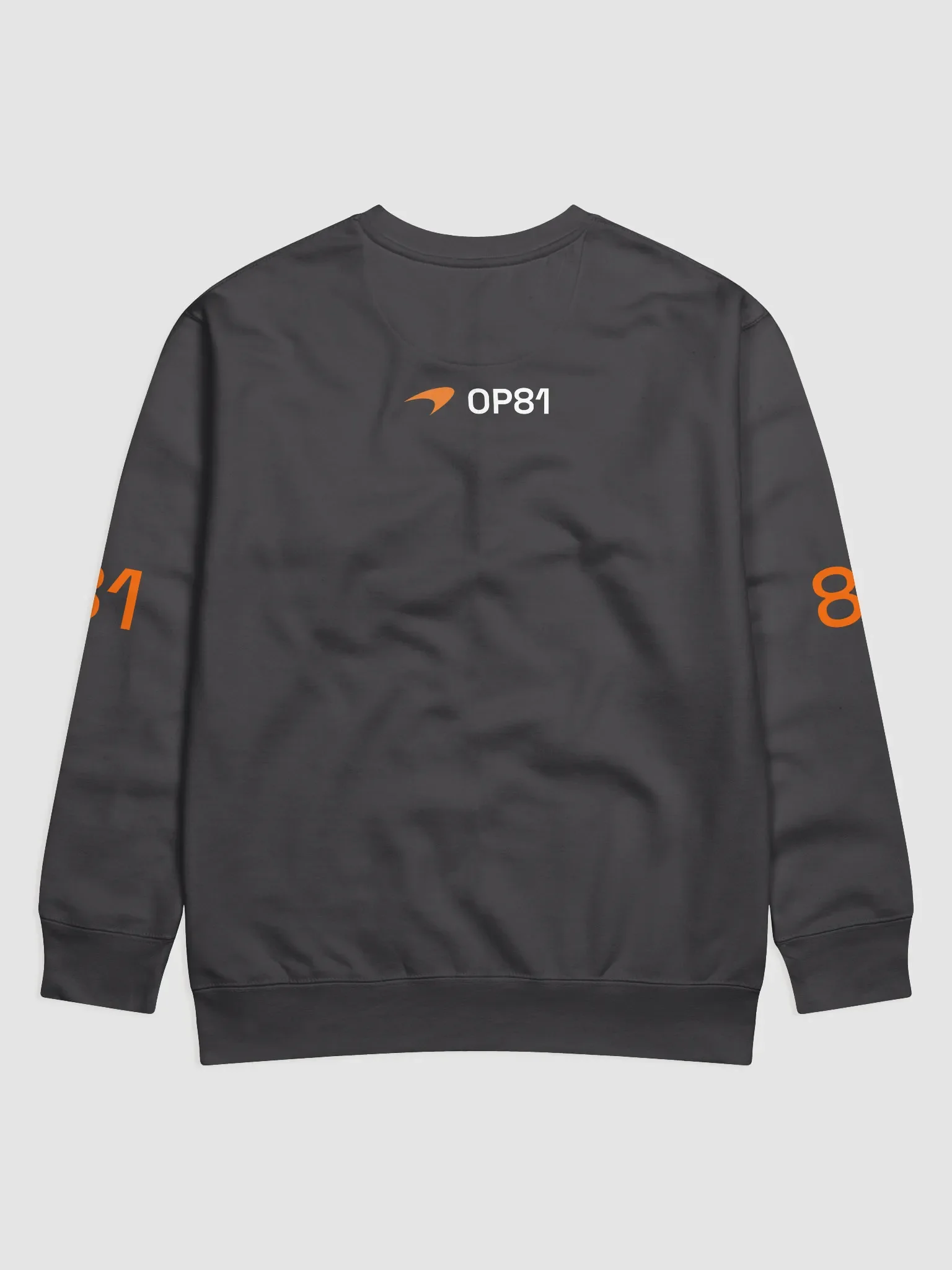 Oscar Piastri Signature Grey Crewneck Sweatshirt product image (2)