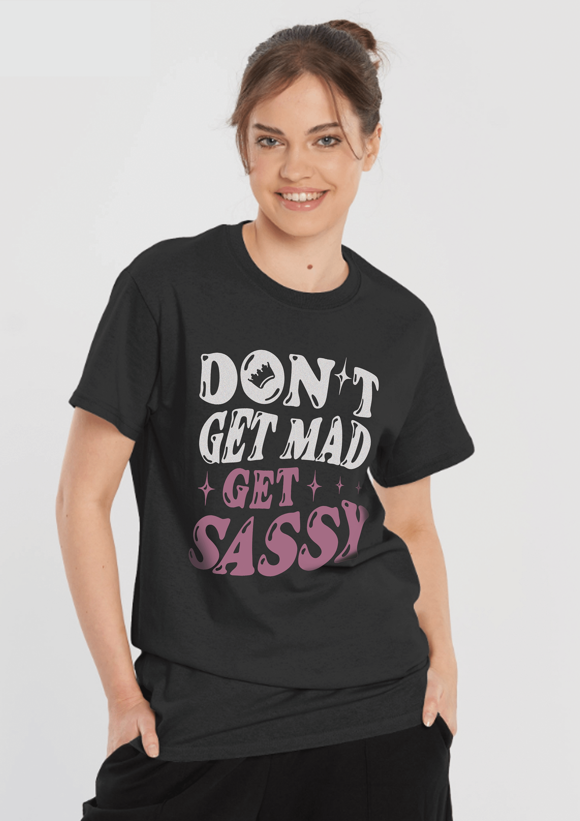 Get Sassy Tee - Black product image (5)