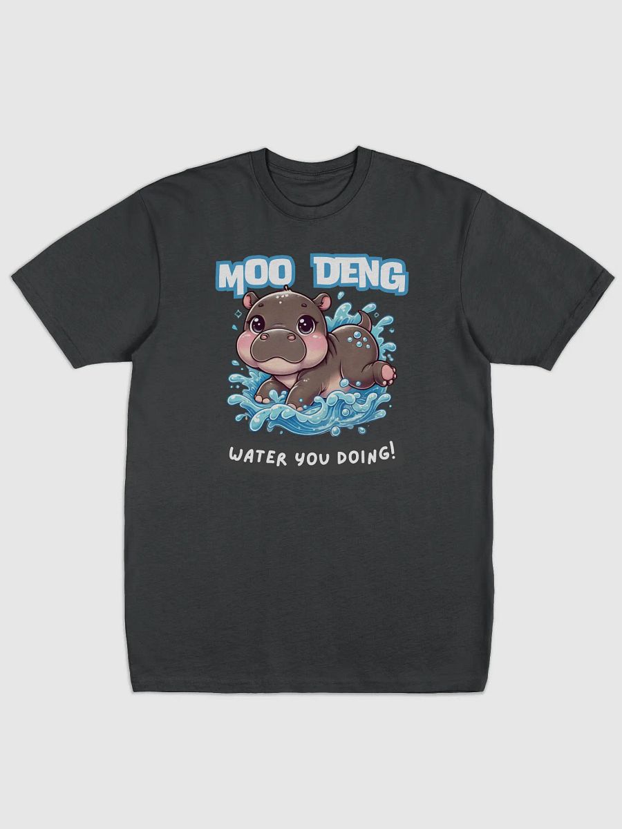 Moo Deng Hippo Splash Men's Tee product image (1)