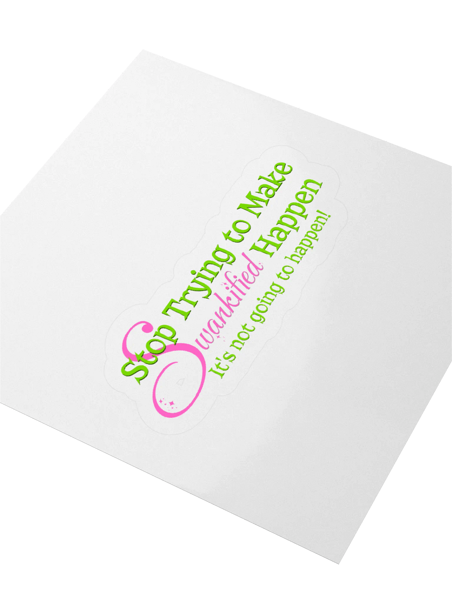 Swankified Stickers – Kiss-Cut Vinyl Wicked x Mean Girls Meme Decals product image (3)