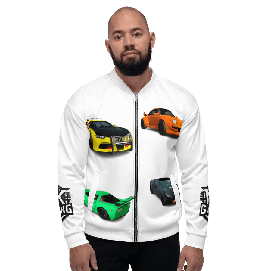 Speedster Dreams All-Over Print Bomber Jacket product image (2)