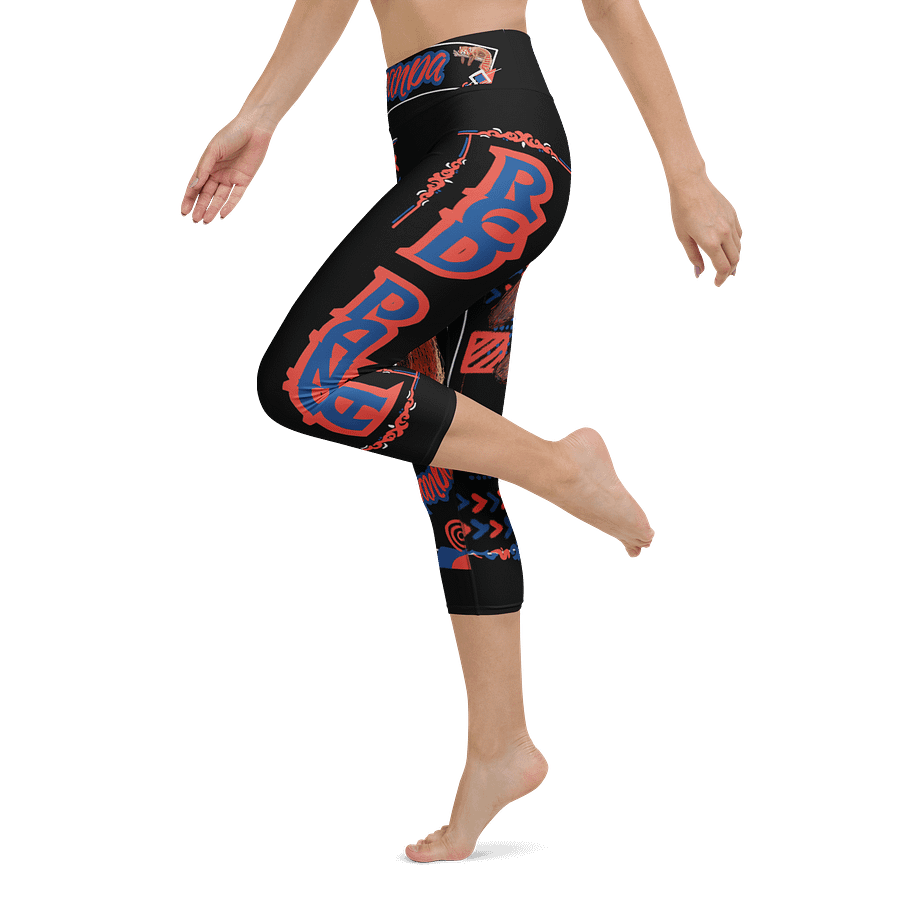 "Zzz" RED PANDA Yoga Capri Leggings product image (5)