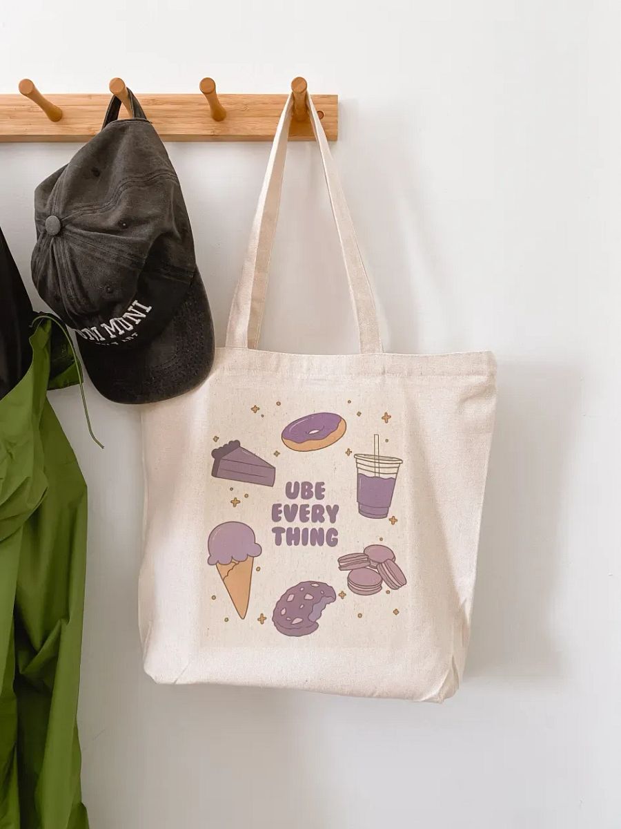 Ube Everything Canvas Tote Bag product image (1)