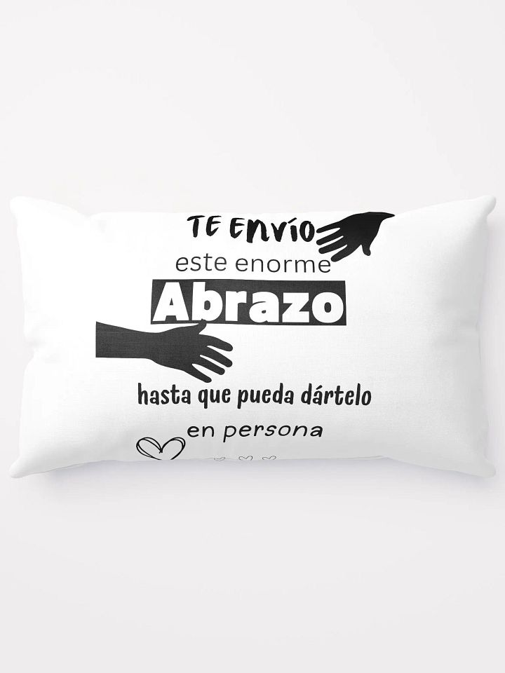 Te envio este abrazo a distancia - Regalos Virtuales para alguien especial pillow product image (1)