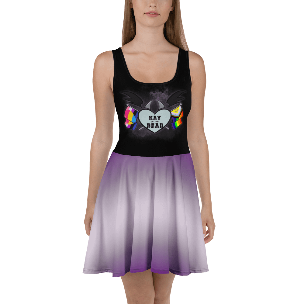 Kay_of_the_Dead Pride Logo Dress With Greysexual Pride Skirt product image (2)