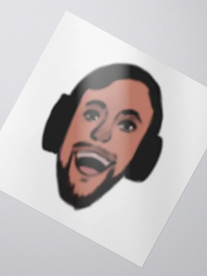 Dj Face Kiss Cut Sticker product image (2)