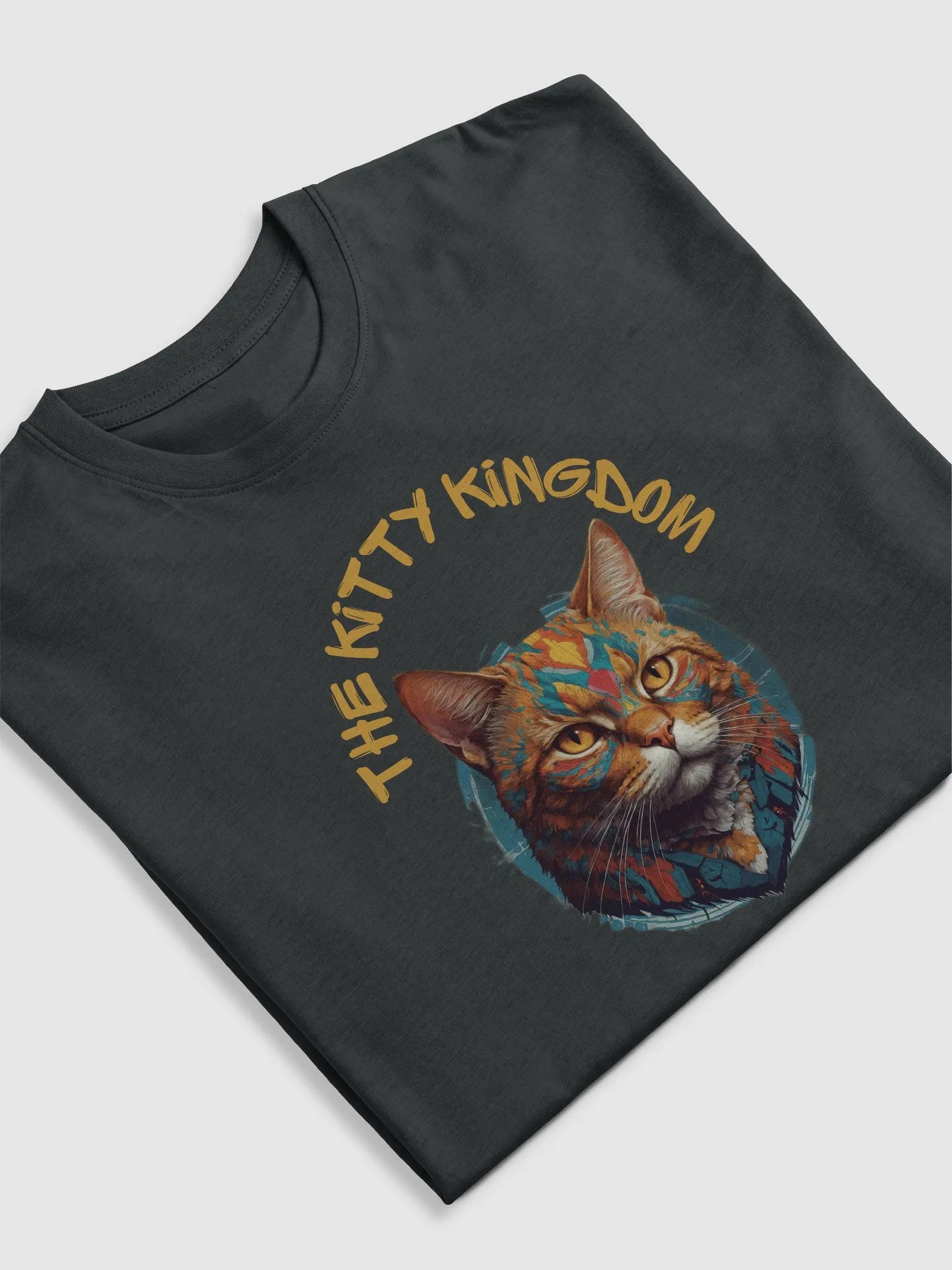Giga Chad Cat: The Ultimate Feline Alpha Tee | The Kitty Kingdom product image (5)