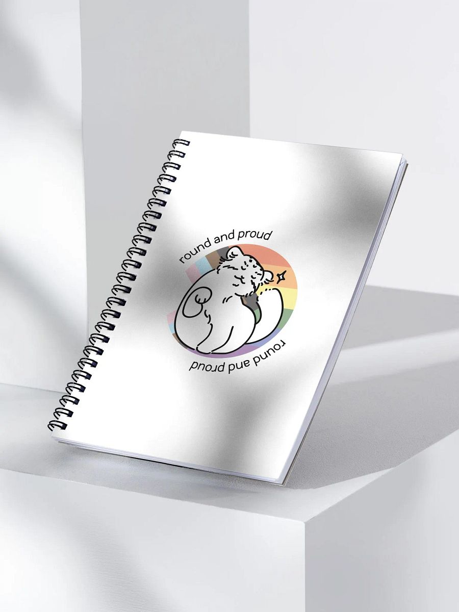 Round and Proud Manul Pride Pastels Version - Spiral Notebook product image (3)