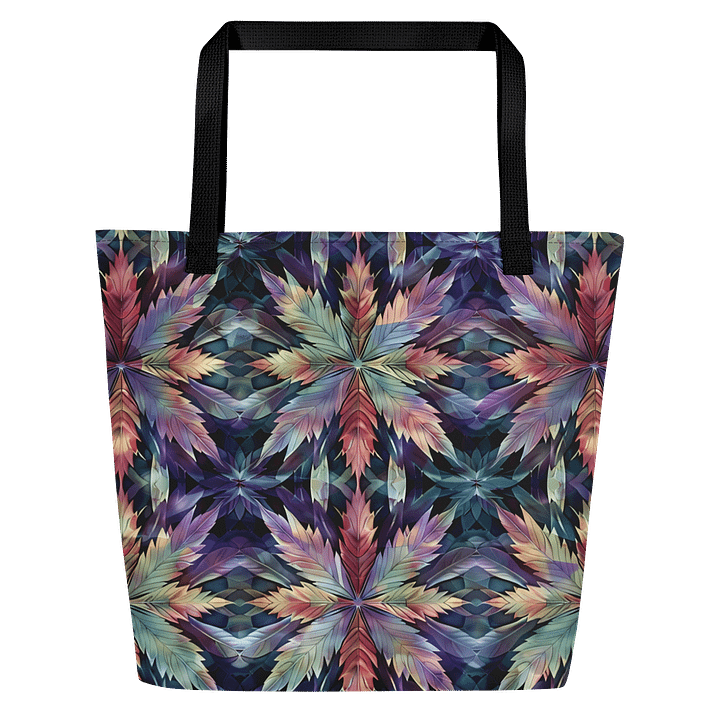 Cannabis - Aurora Blaze – Design | Large All-Over Print Tote Bag product image (2)