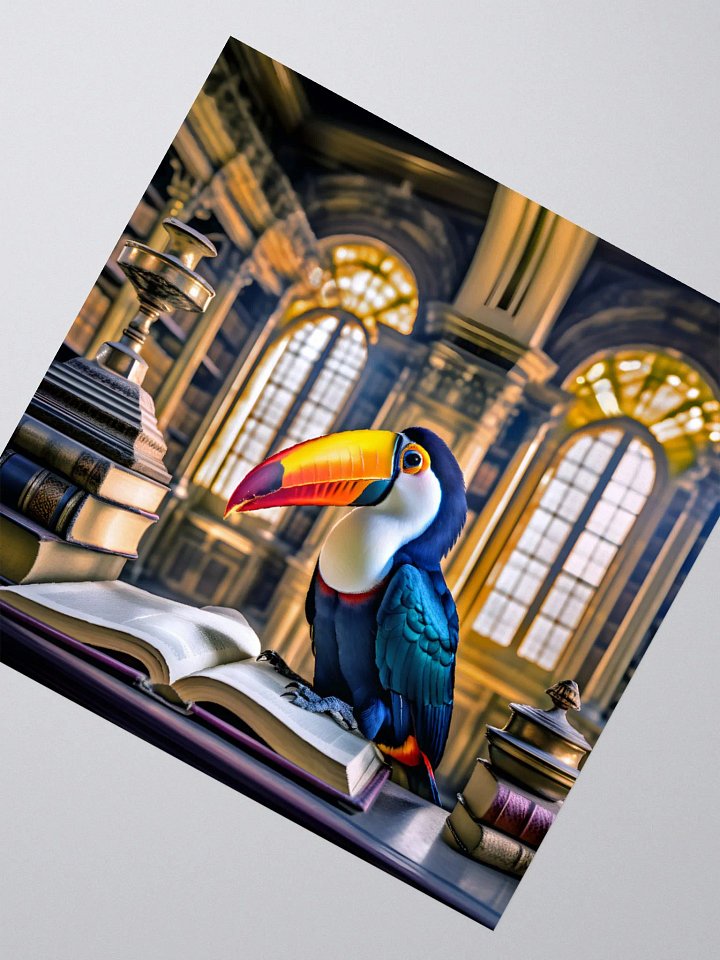 Toucan On The Books Sticker product image (2)