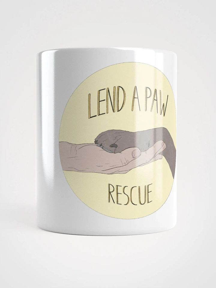Lend A Paw Rescue logo mug product image (1)