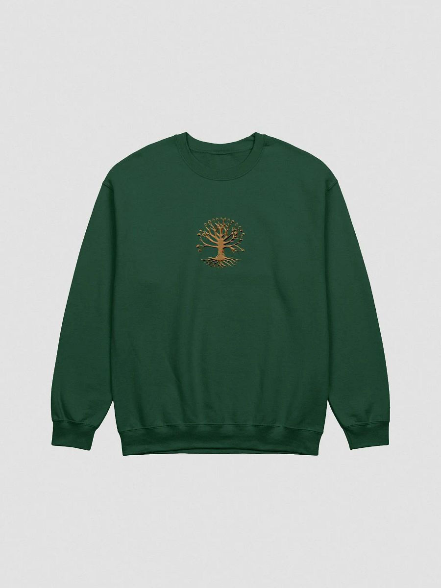 Yggdrasil Inspired Tree of Life Embroidered Crewneck Sweatshirt product image (4)
