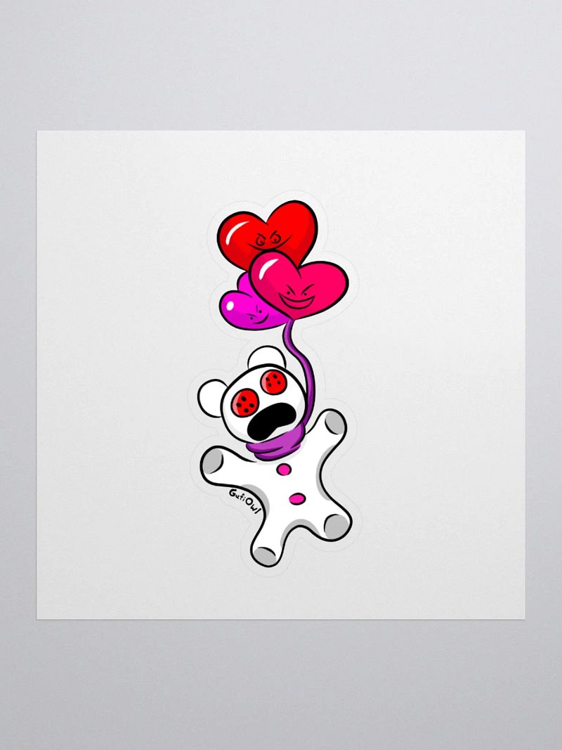Carried Away Love Sticker