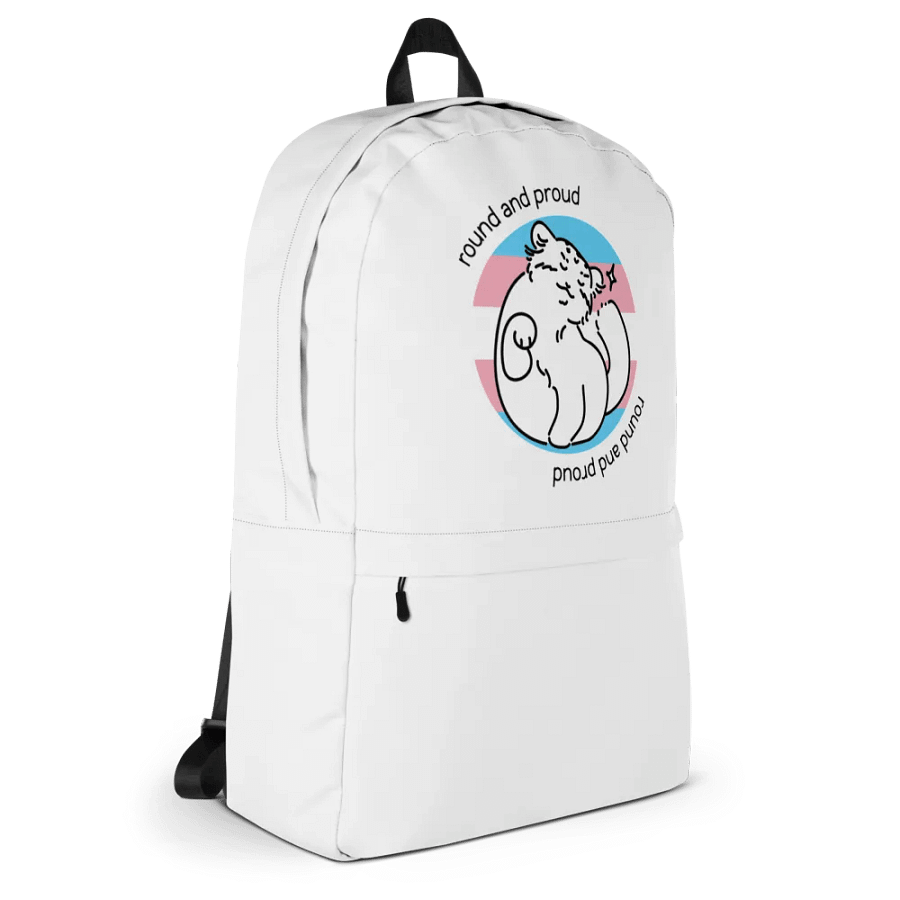 Round and Proud Manul Transgender Version - Backpack product image (4)