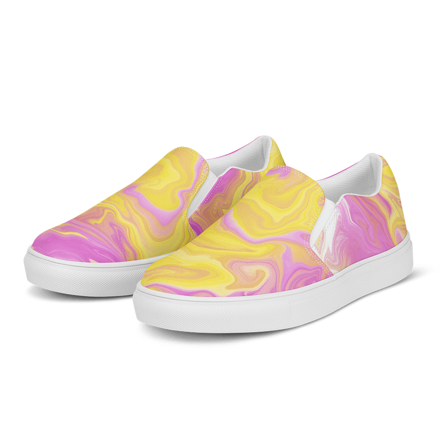 Marbled Dreams Women's Slip-On Shoes product image (3)