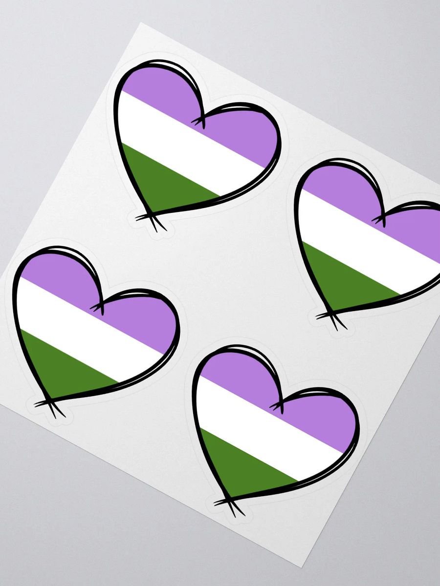 Gender Queer Pride Stickers product image (4)