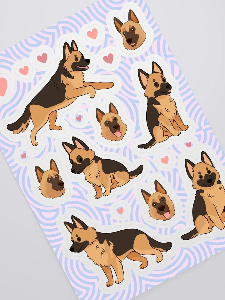 German Shepherd Dog Sticker Sheet product image (2)