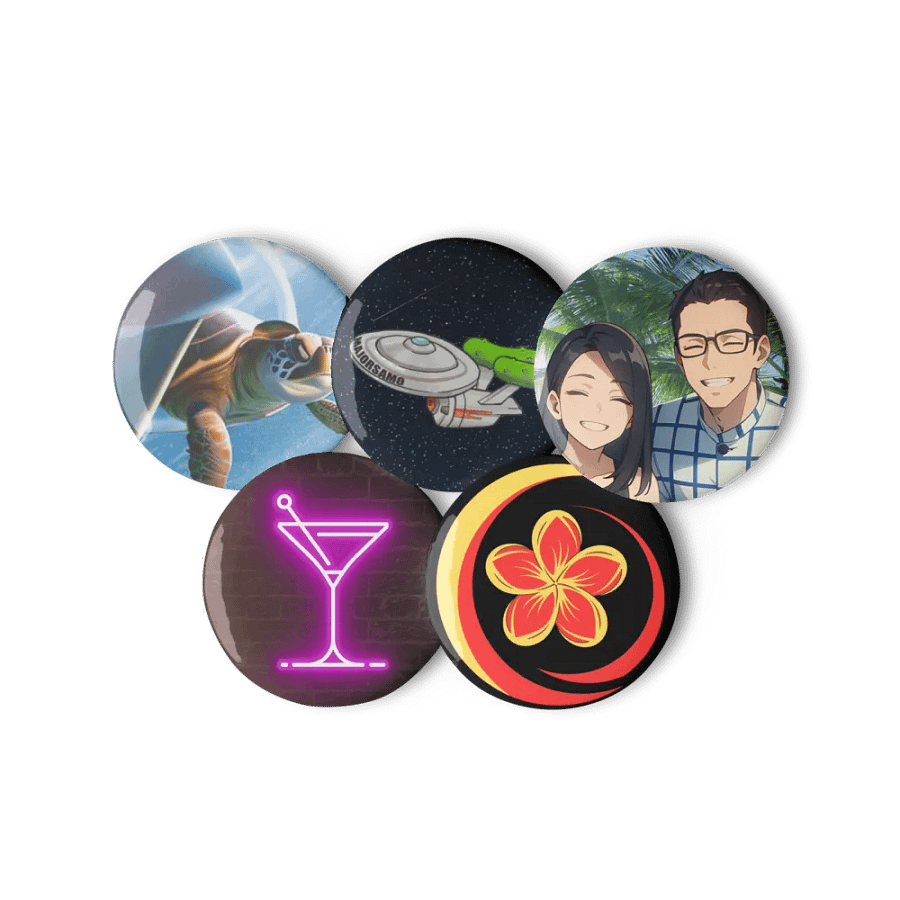 Warp Drive Five Button Set #2 product image (4)