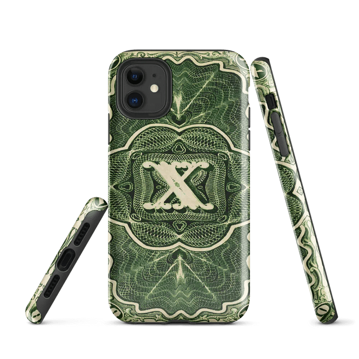 $ Currency X Green iPhone® Tough Case product image (1)