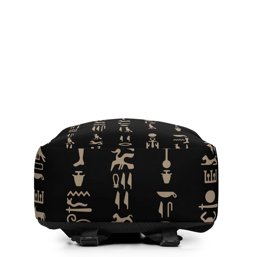 Isis Black Hieroglyphs Backpack product image (4)