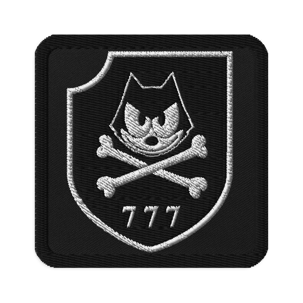 KATZENKOPF 777 SEW ON PATCH product image (1)