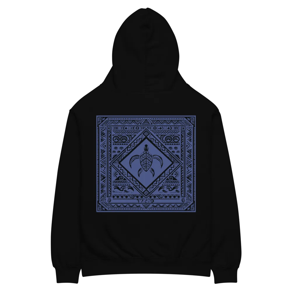 VACIO Tribal Turtle Premium Relaxed Fit Hoodie (B) product image (8)