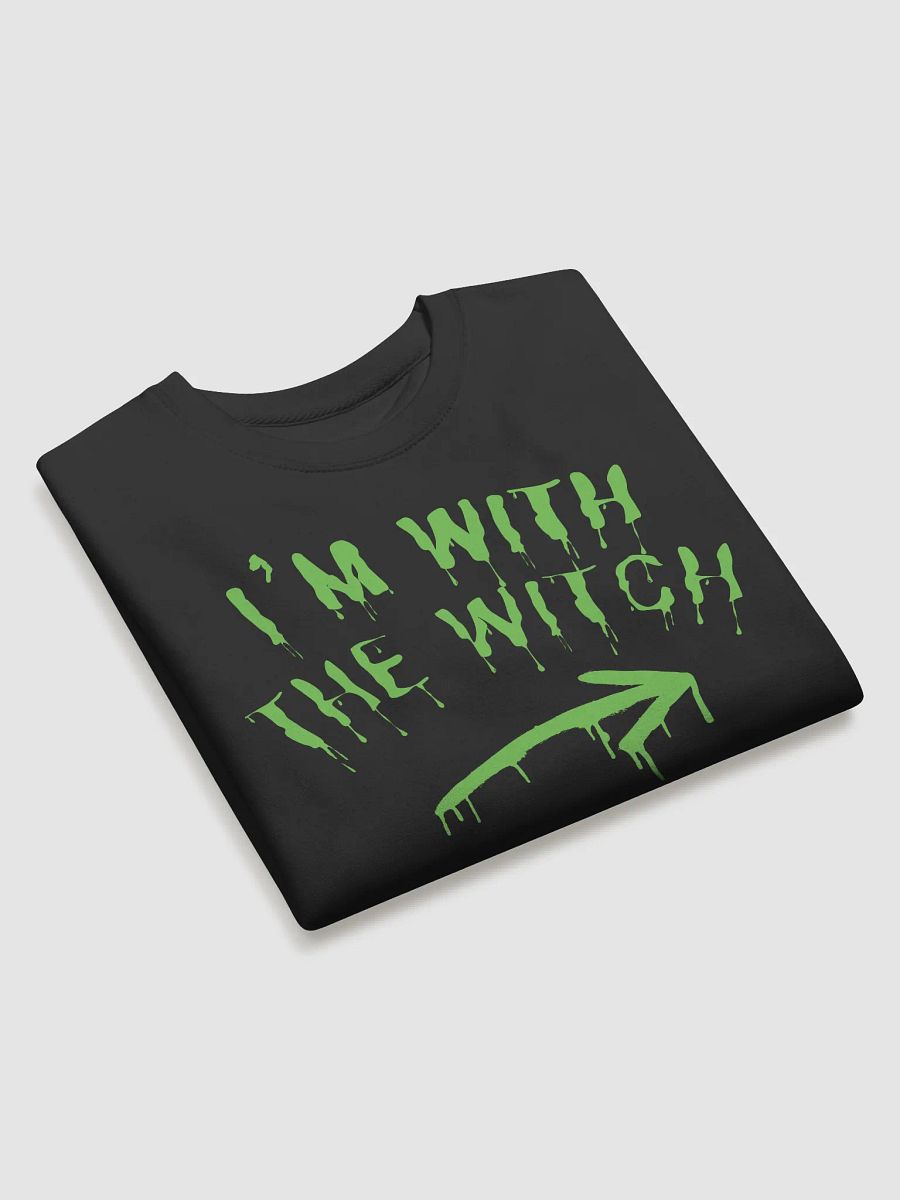 I'm With The Witch Premium Sweatshirt product image (3)