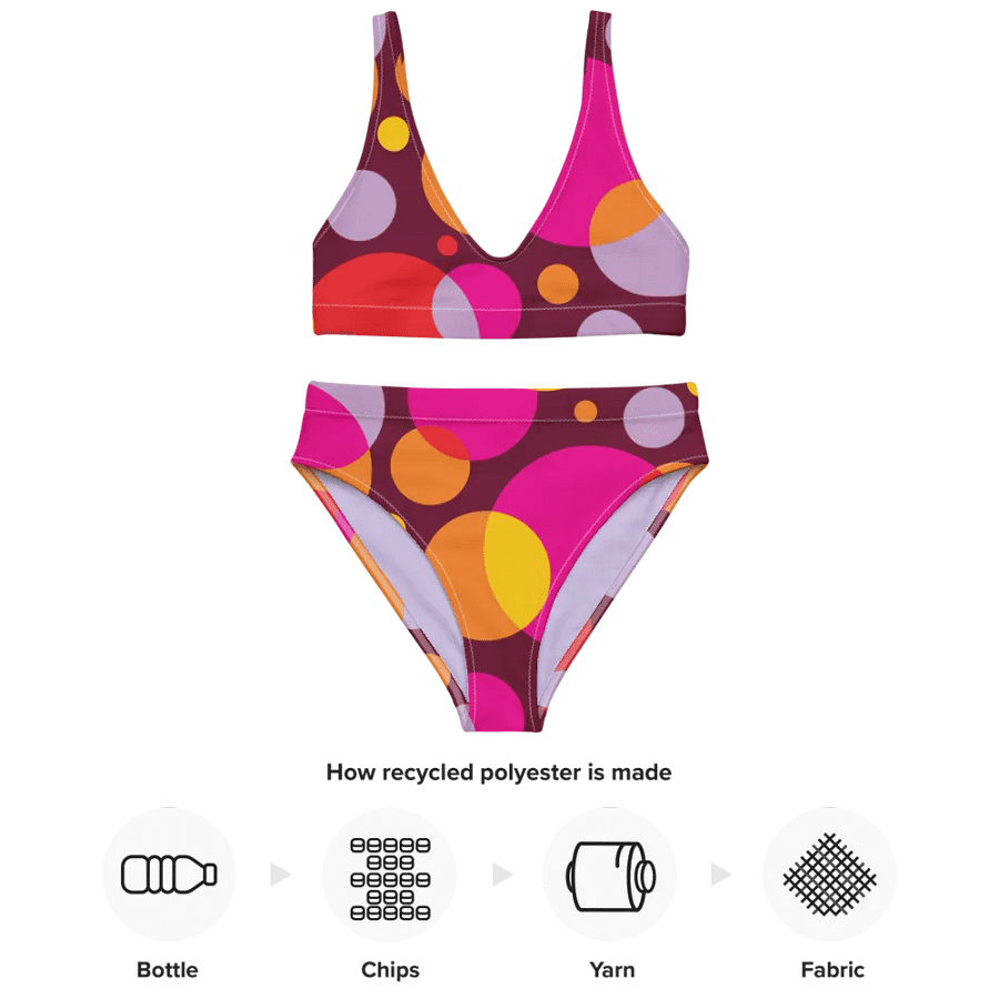 Vivid Energy Circle High-Waisted Bikini Set product image (3)