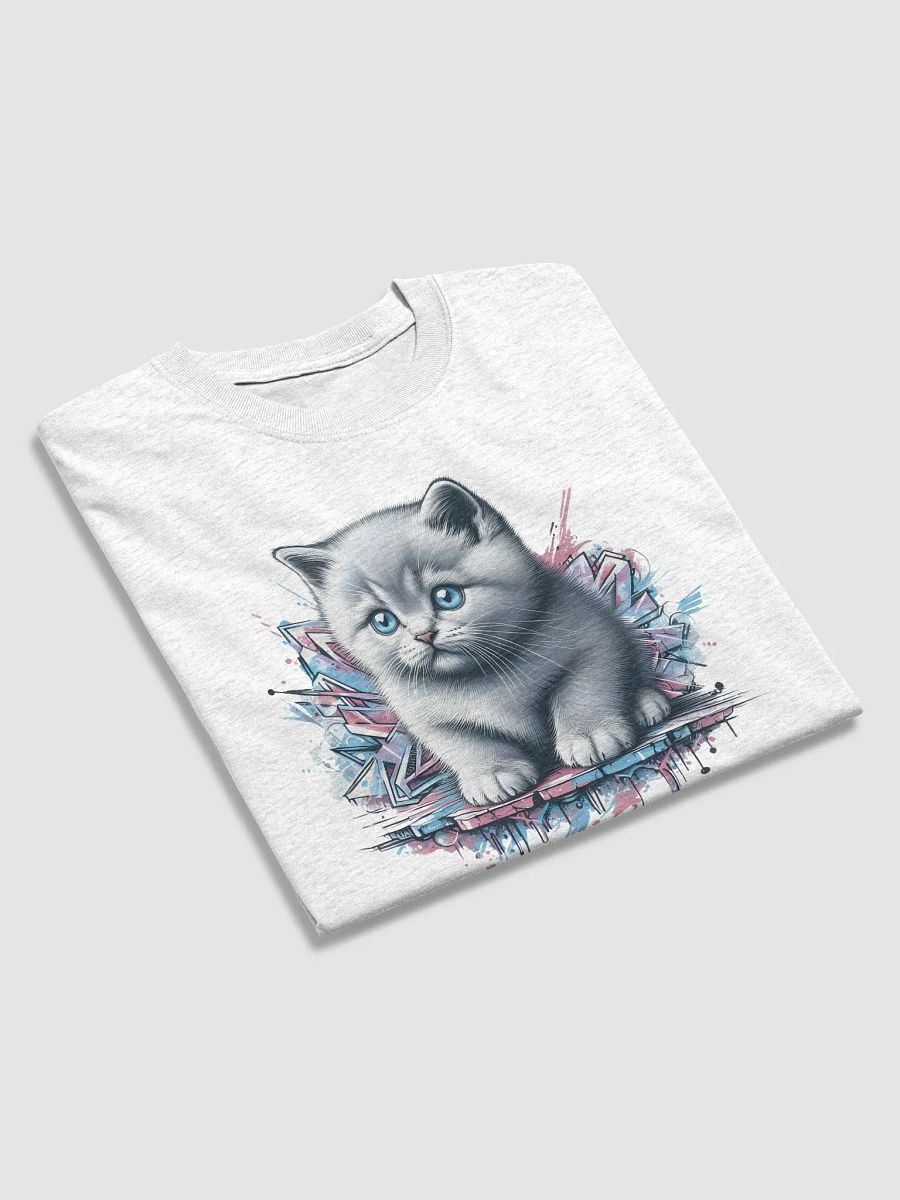 Urban British Kitten Graffiti T-Shirt product image (2)