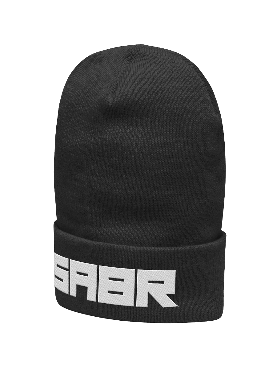 SABR White Logo Unisex 12" Beanie product image (2)
