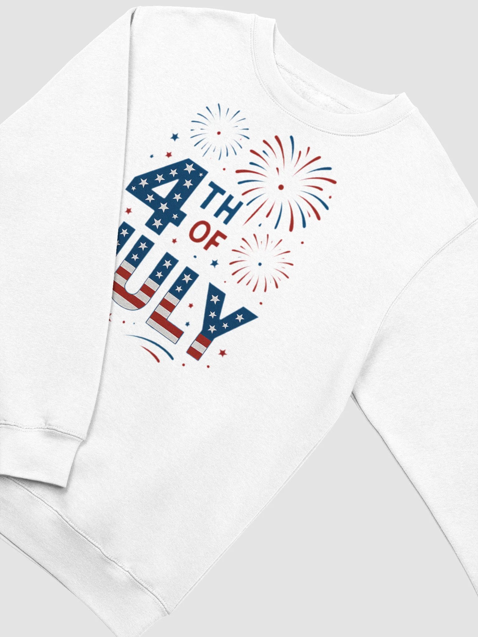 Patriotic Fireworks Crewneck Sweatshirt product image (5)
